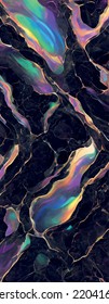 Oil Slick Iridescent Tillable Texture Marble Texture