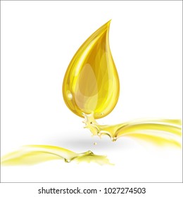 oil spray 3d realistic vector illustration
