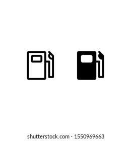 Oil Station, Gas,Label, Parameter Icon Vector