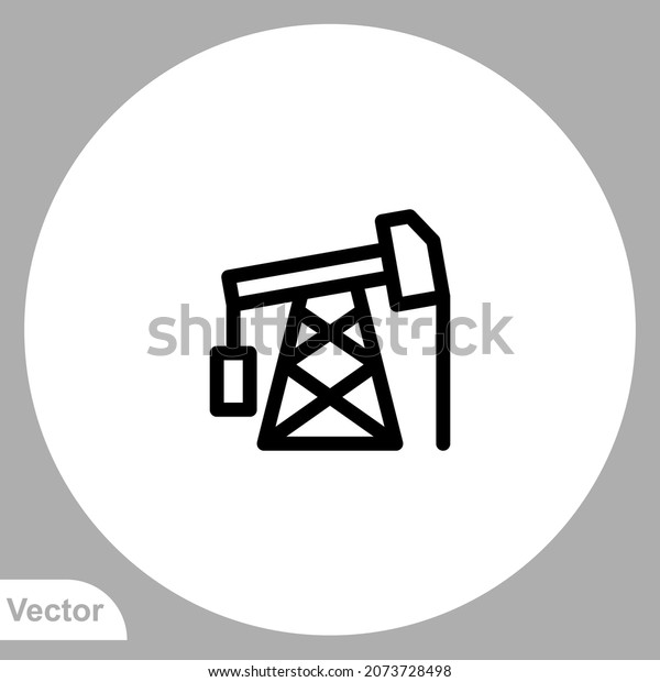 Oil station icon sign vector,Symbol, logo\
illustration for web and\
mobile