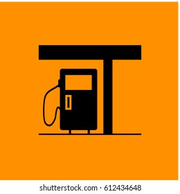 oil station icon vector