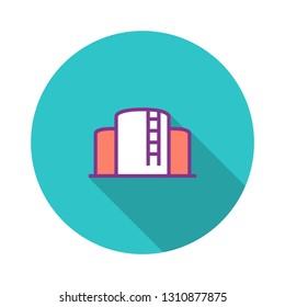 Oil Storage Flat Icon