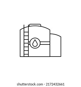 the oil storage icon is perfect for your app, web or additional projects