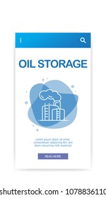 OIL STORAGE INFOGRAPHIC