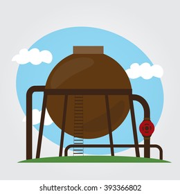 Oil storage, oil refinery to the pipeline.
