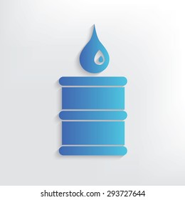 Oil symbol design,clean vector