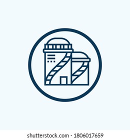 oil tank icon isolated on white background from oil and petroleum industry collection. oil tank icon trendy and modern oil tank symbol for logo, web, app