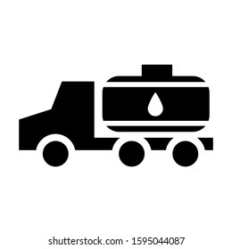 oil tank icon isolated sign symbol vector illustration - high quality black style vector icons
