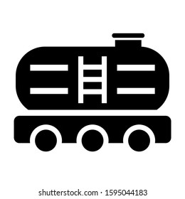 oil tank icon isolated sign symbol vector illustration - high quality black style vector icons

