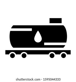 oil tank icon isolated sign symbol vector illustration - high quality black style vector icons

