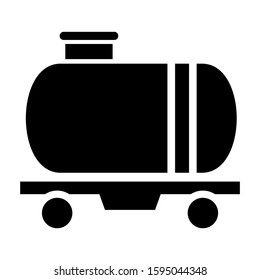 oil tank icon isolated sign symbol vector illustration - high quality black style vector icons

