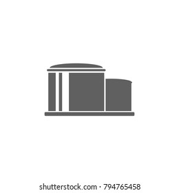 Oil tank icon vector