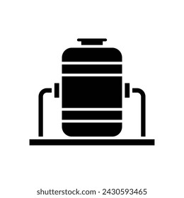 oil tank icon vector design template simple and clean