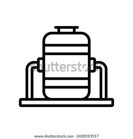 oil tank icon vector design template simple and clean