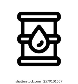 oil tank icon. vector line icon for your website, mobile, presentation, and logo design.