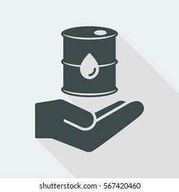 Oil Tank - Minimal Vector Flat Icon