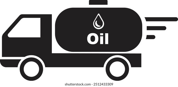 Oil tank truck icon, fuel truck icon with fire sign, fuel truck icon with denger sign