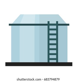 Oil Tank Vector Icon