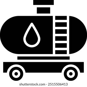 Oil tank Vector Icon Design Illustration