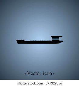 Oil tanker icon.