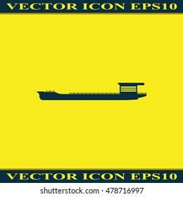Oil tanker icon.
