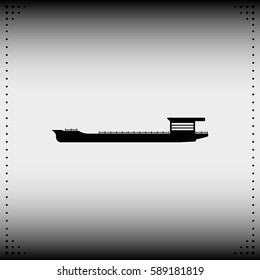 Oil tanker icon.