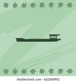Oil tanker icon.