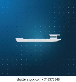 Oil tanker icon.