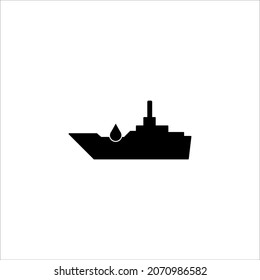 oil tanker icon vector illustration