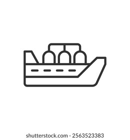 Oil Tanker Ship Icon Sign Symbol