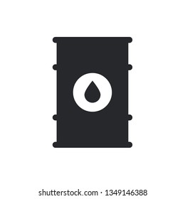 oil tanks flat vector icon