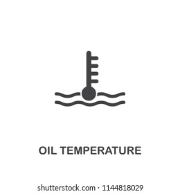 Oil Temperature creative icon. Simple element illustration. Oil Temperature concept symbol design from car parts collection. Can be used for web, mobile, web design, apps, software, print
