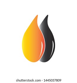 oil template icon logo design
