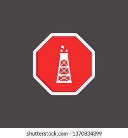 Oil tower icon