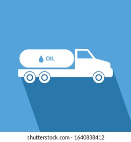 oil transport vector icon, transport vector icon