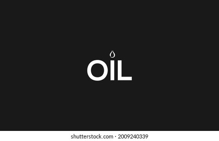 Oil typography Logo icon design. Premium Line Alphabet Monochrome Monogram emblem. Vector graphic design template element. Graphic Symbol for Corporate Business Identity.
