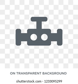 Oil valve icon. Oil valve design concept from Industry collection. Simple element vector illustration on transparent background.