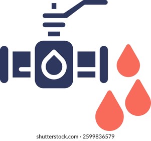 Oil Valve Icon Element For Design And Vector