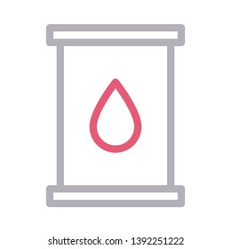 oil vector color line icon