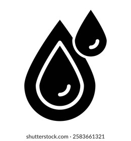 Oil Vector Glyph Icon Vector Design