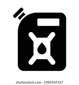 Öl-Vektorsymbol für persönliche und kommerzielle Nutzung.
