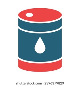 Oil Vector Glyph Two Color Icons For Personal And Commercial Use.
