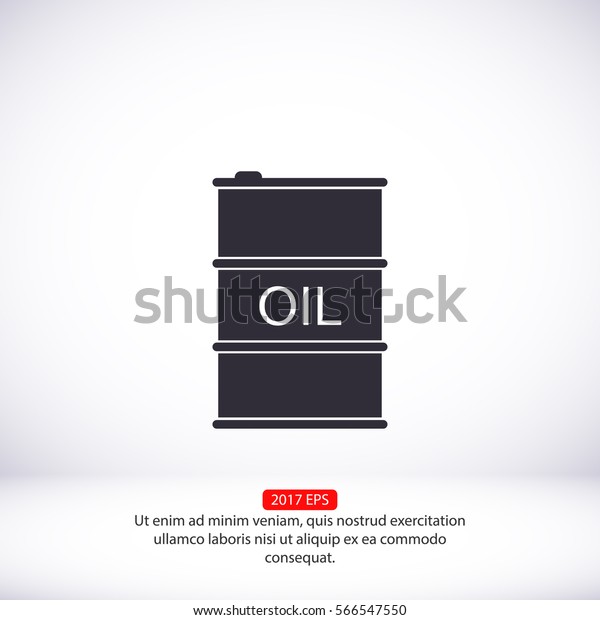 Oil Vector Icon Stock Vector (Royalty Free) 566547550 | Shutterstock