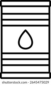 Oil vector icon. Can be used for printing, mobile and web applications.