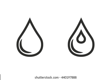 Oil vector icon. Illustration isolated on white background for graphic and web design.