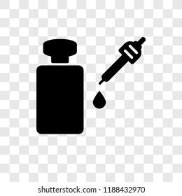 Oil vector icon isolated on transparent background, Oil transparency logo concept