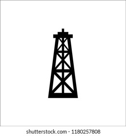 Oil vector icon, Oil well vector icon