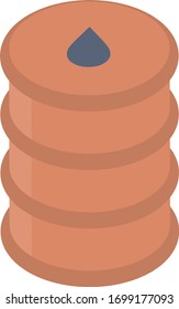 oil  vector illustration icon flat design