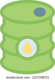 ilustración del vector de aceite en un fondo transparente. Símbolos de calidad superior. Iconos vectoriales de color de línea para el concepto y el diseño gráfico. 
