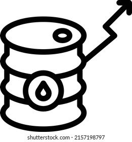 oil   Vector illustration on a transparent background. Premium quality symmbols. Thin line vector icons for concept and graphic design.